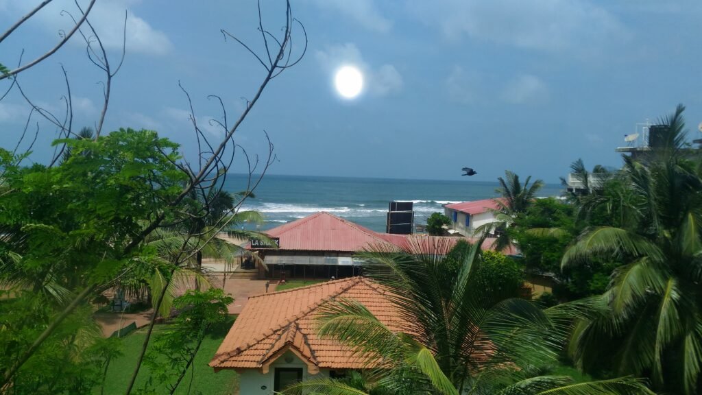 areal view of the Best hotel in Goa near Baga Beach.