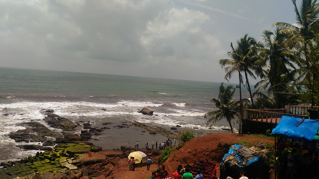 A mornining pleasent seen of North Goa Beaches