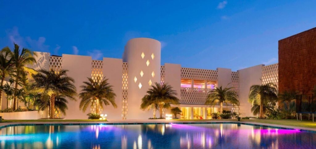 Outer view of W GOA, A most luxury hotels in north Goa.