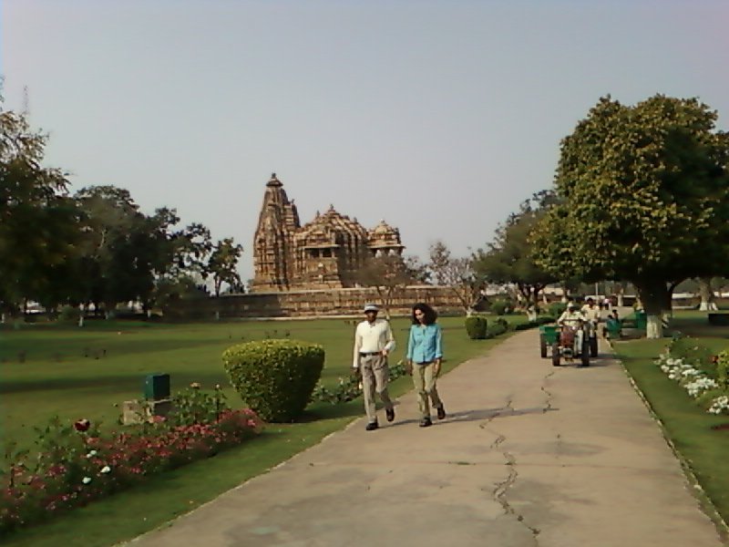 entery view of Khajuraho Mandir