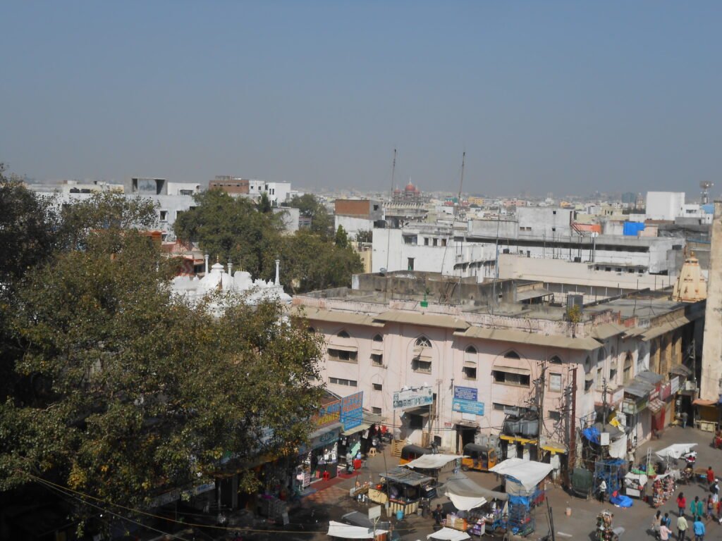 a part view of pink city