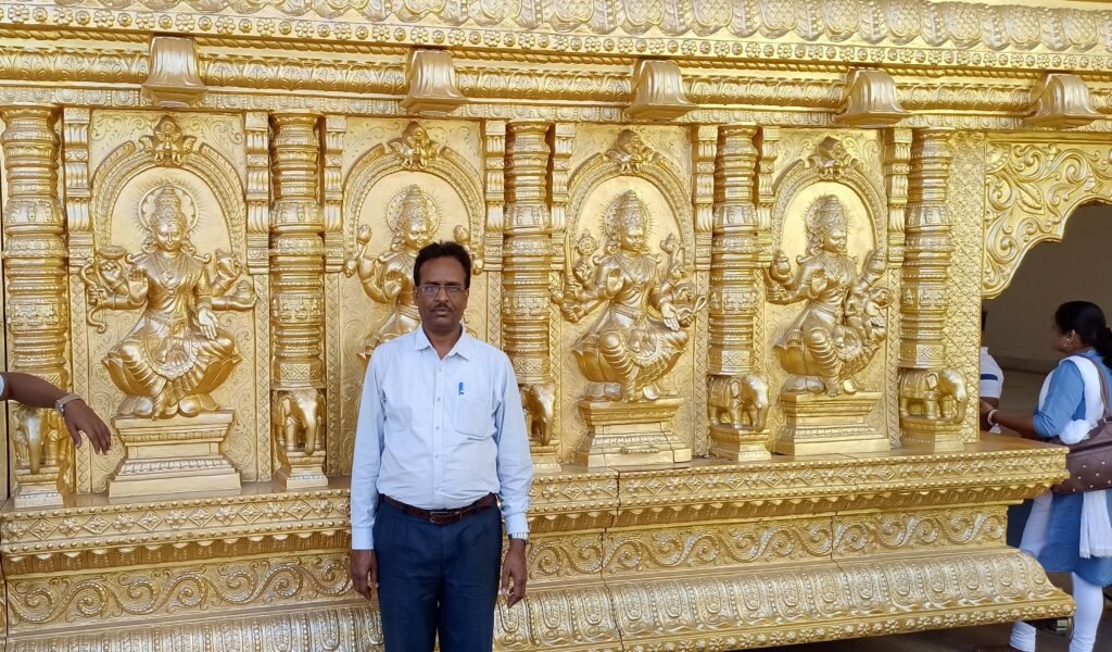 out side golden temple vellore
