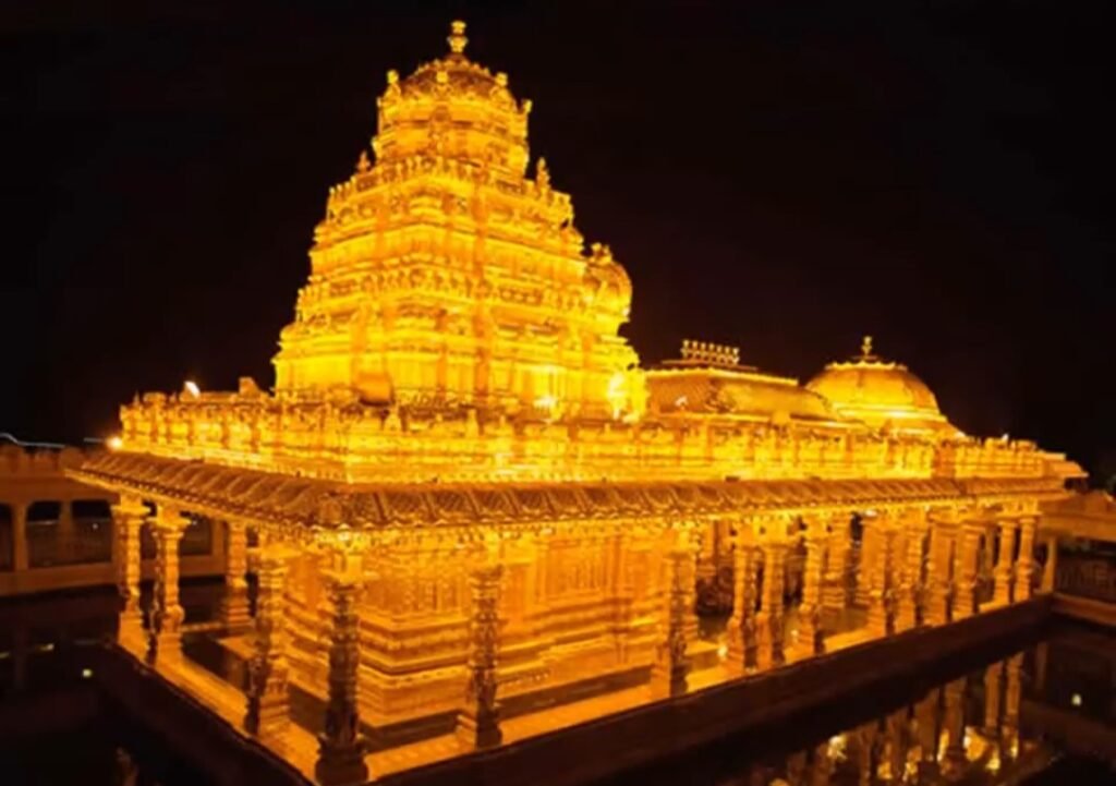 camera view of Golden temple villore